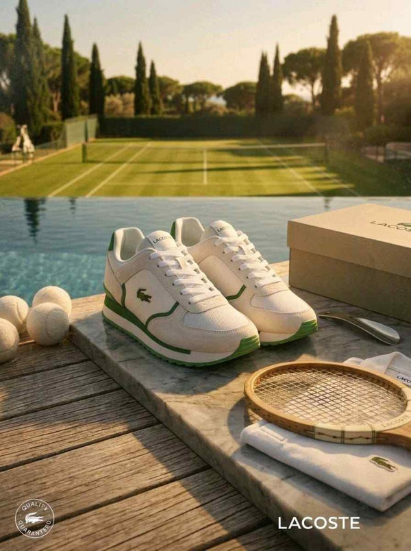 Lacostee Blanco Verde White Green 6109