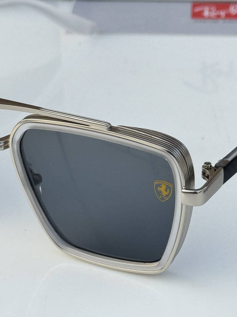 Rey ban 7333 silver white black