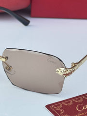 Cartier 2516 gold peach brown