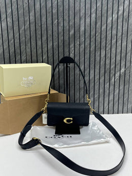 Coach CB Tabby 20 Black-Gold Highend With Original Packing & Branding Inside Flap
