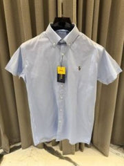 Ralph Lauren Premium Sky Blue Half Shirt