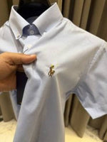 Ralph Lauren Premium Sky Blue Half Shirt