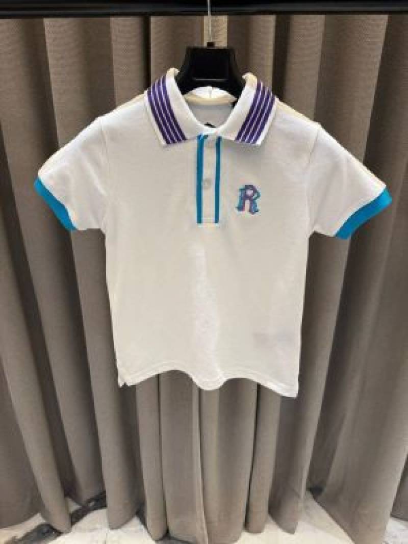 Rare Rebbit imported kids Polo t-shirt white