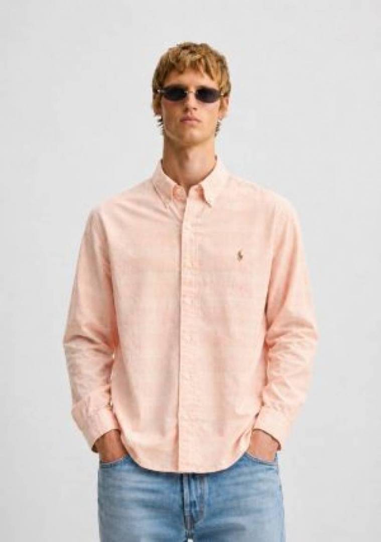 Ralph L-AUREN P-OLO IMPORTED STORE ARTICLE SHIRT PINK