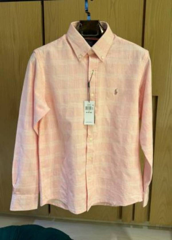 Ralph L-AUREN P-OLO IMPORTED STORE ARTICLE SHIRT PINK