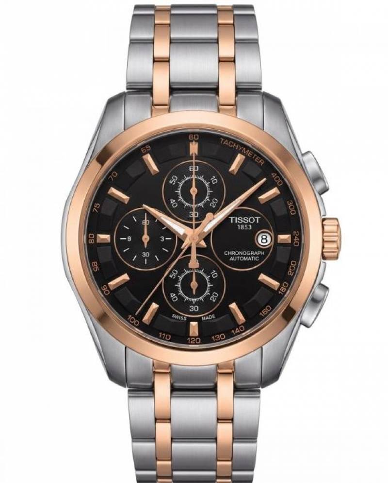 Tissot 1853 Couturier Two Tone Copper Black dial
