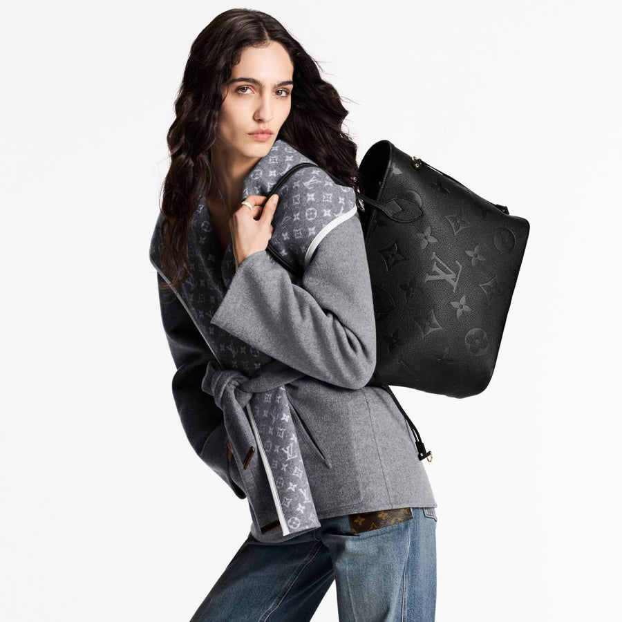 Louis Vuitton Neverful Black With origina Double Box