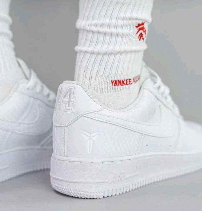 Nike Airforce 1 x Kobe Bryant white snake skin