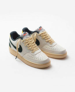 Nike court vision low cream green