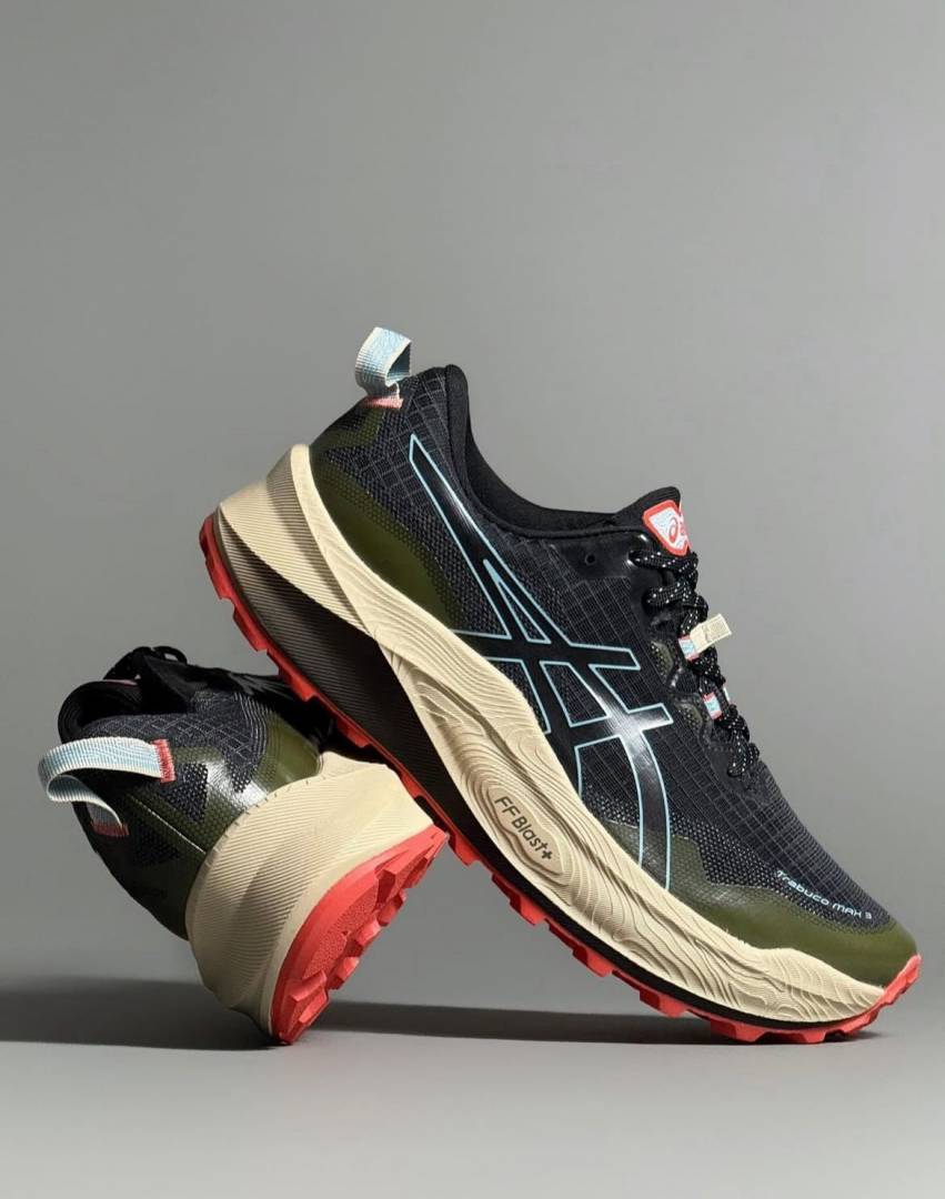 Asics Trabuco Max 3 Black Smoke Blue