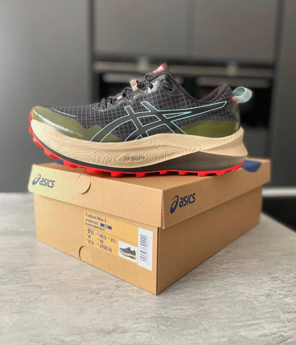 Asics Trabuco Max 3 Black Smoke Blue
