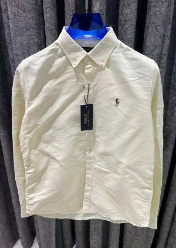 Ralph LAUREN P-OLO IMPORTED STORE ARTICLE SHIRT YELLOW