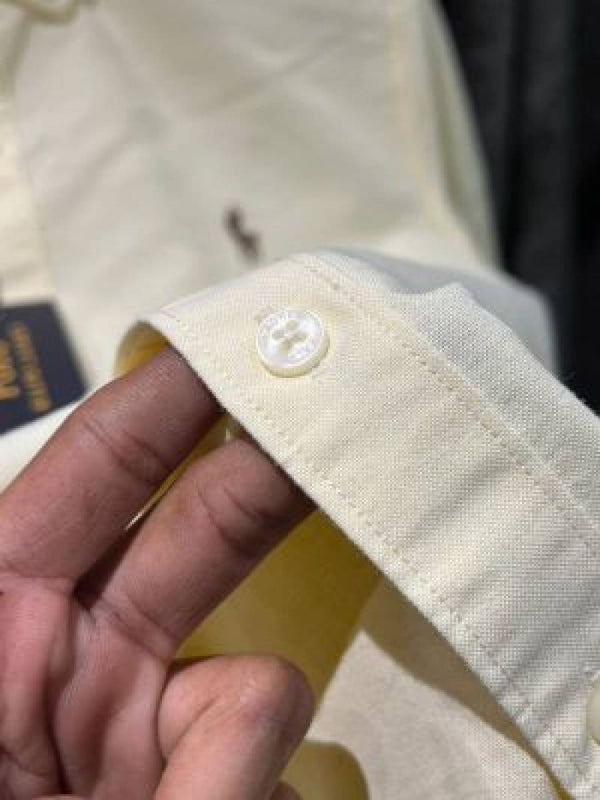 Ralph LAUREN P-OLO IMPORTED STORE ARTICLE SHIRT YELLOW