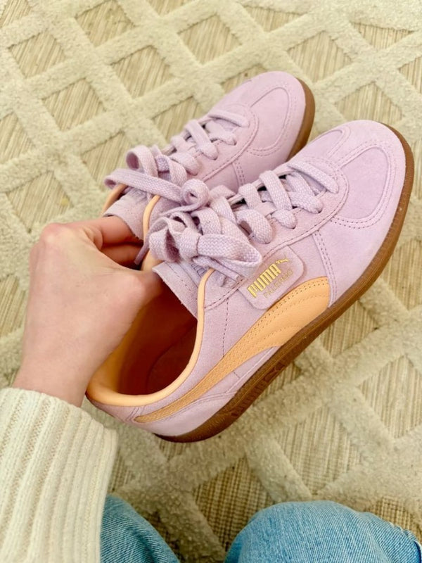 Pummaaa palermo sneakers in pink orange