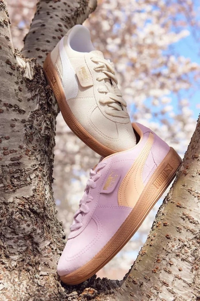 Pummaaa palermo sneakers in pink orange