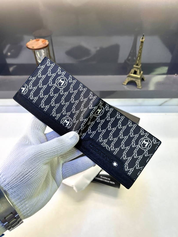 Mont_Blanc Black Premium Quality Wallet Fa 975