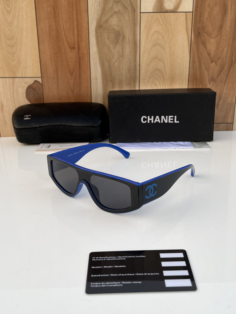 Chanel 1001 blue black