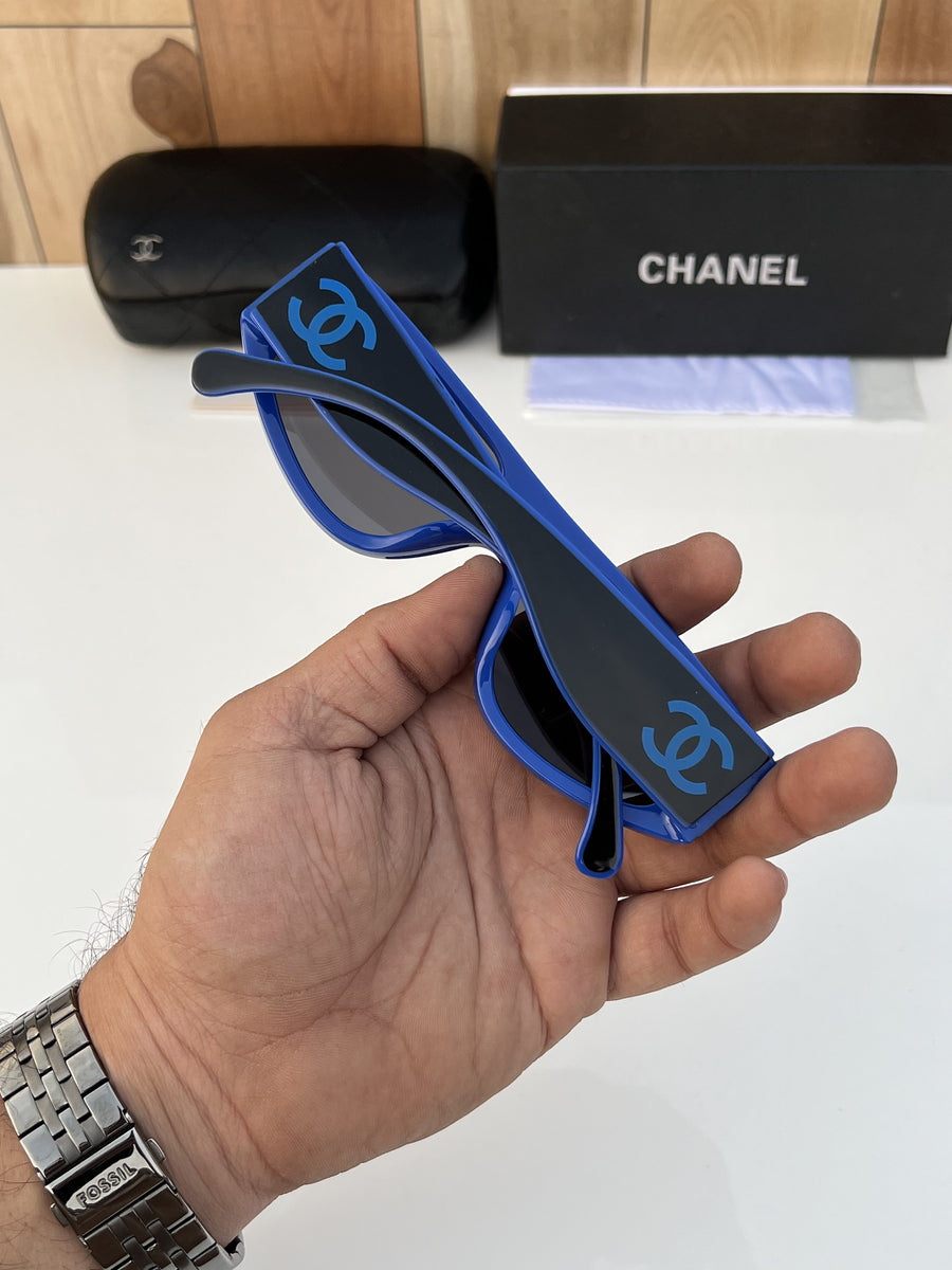 Chanel 1001 blue black