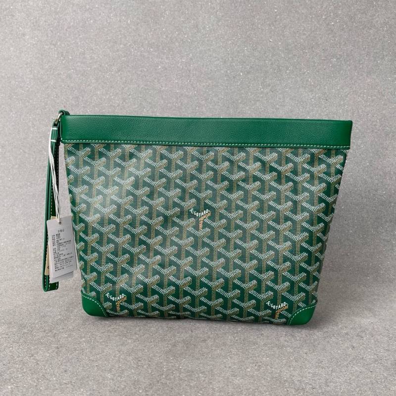 Goyard_Green_Conti_Unisex_Pouch_With_DustCover