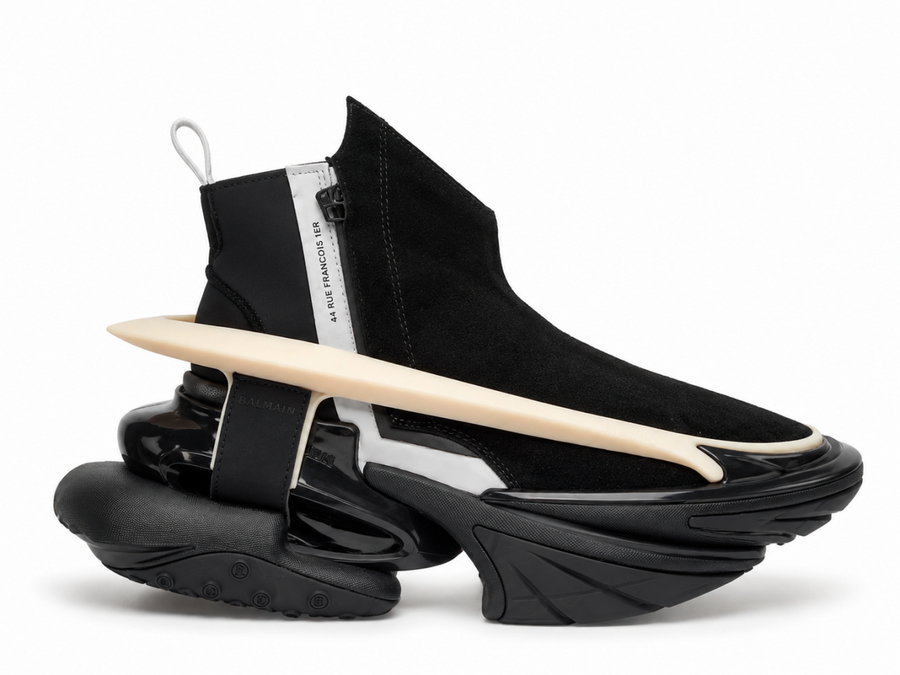 Balmain FUTURE AERODYNAMIC BLACK SNEAKER
