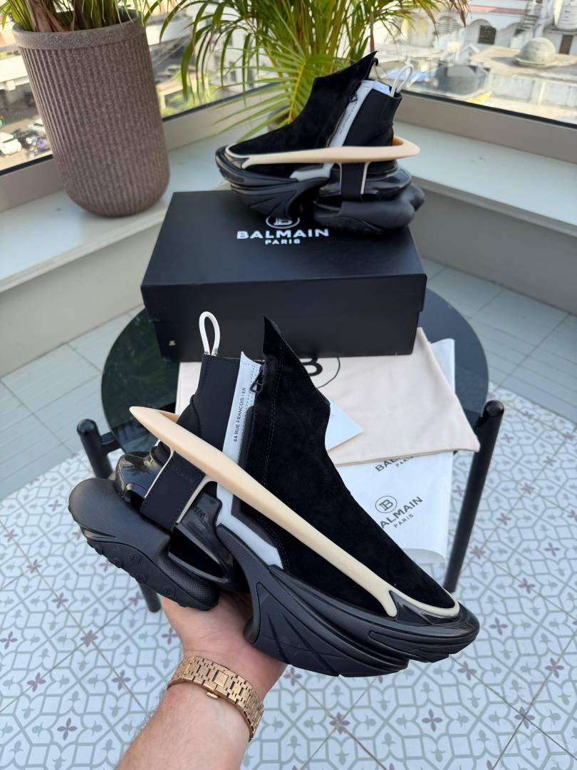 Balmain FUTURE AERODYNAMIC BLACK SNEAKER