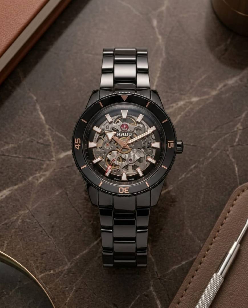 Rado Captain Cook HighTech Automatic Black-Copper