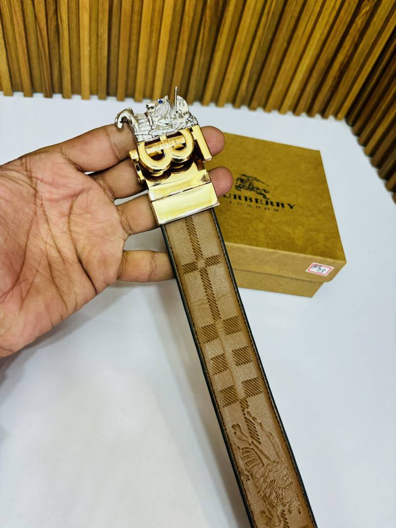 03 BURBERY PREMIUM QUALITY REVERSIBLE BELT