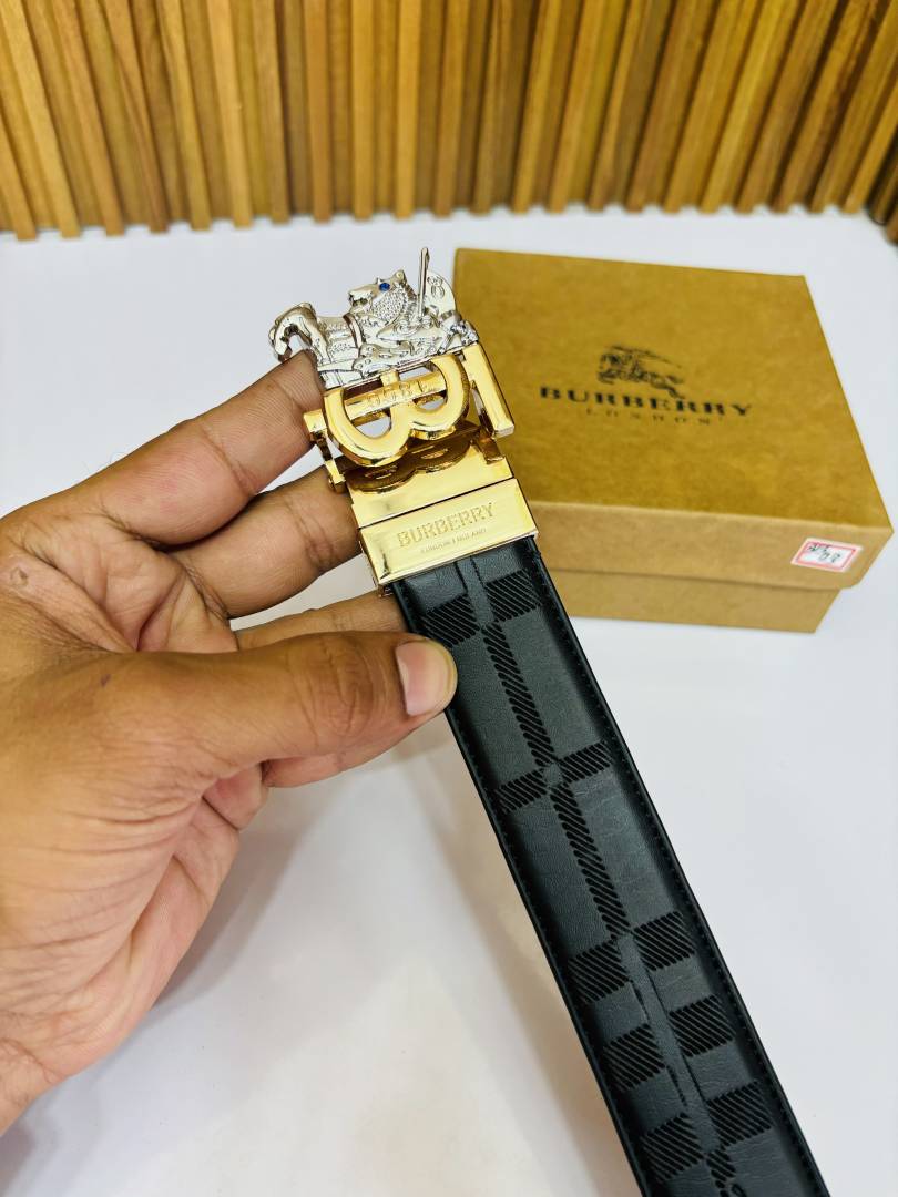 03 BURBERY PREMIUM QUALITY REVERSIBLE BELT