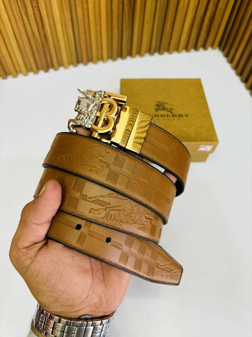 03 BURBERY PREMIUM QUALITY REVERSIBLE BELT