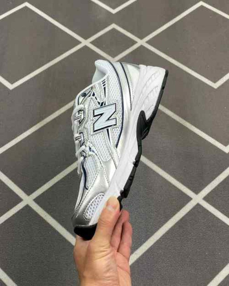 New Balencee Unisex 740 Navy with White and Shadow Grey