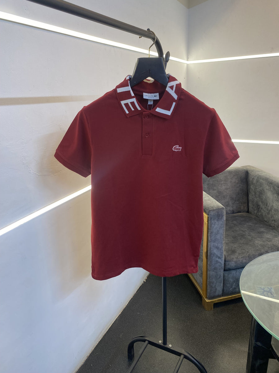 Lacoste Imported quality polo tshirt maroon