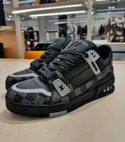 Louis Vuitton Trainer Black Grey