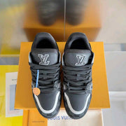 Louis Vuitton Trainer Black Grey