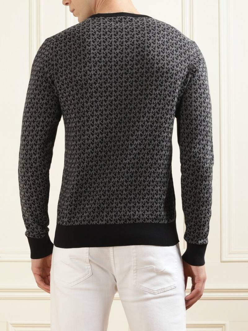 Michael KORS IMPORTED SWEATERS BLACK AND GREY