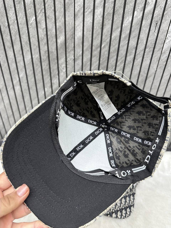 Dior_CD_Oblique_Grey_Monogram_Premium_Unisex_Cap