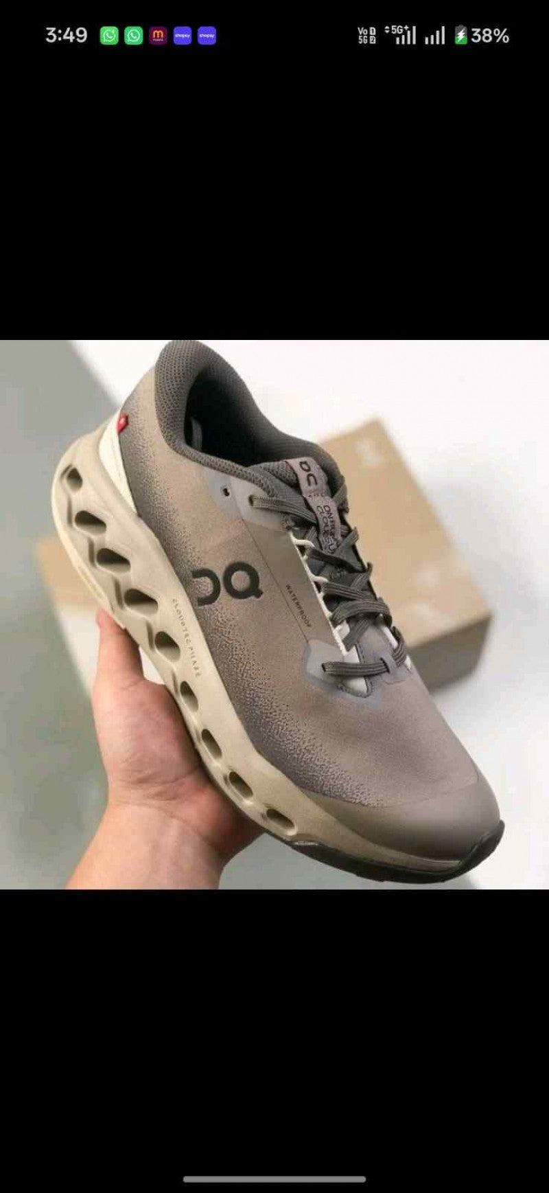 On Cloudsurfer Trail 2 Cinder Desert Waterproof 561