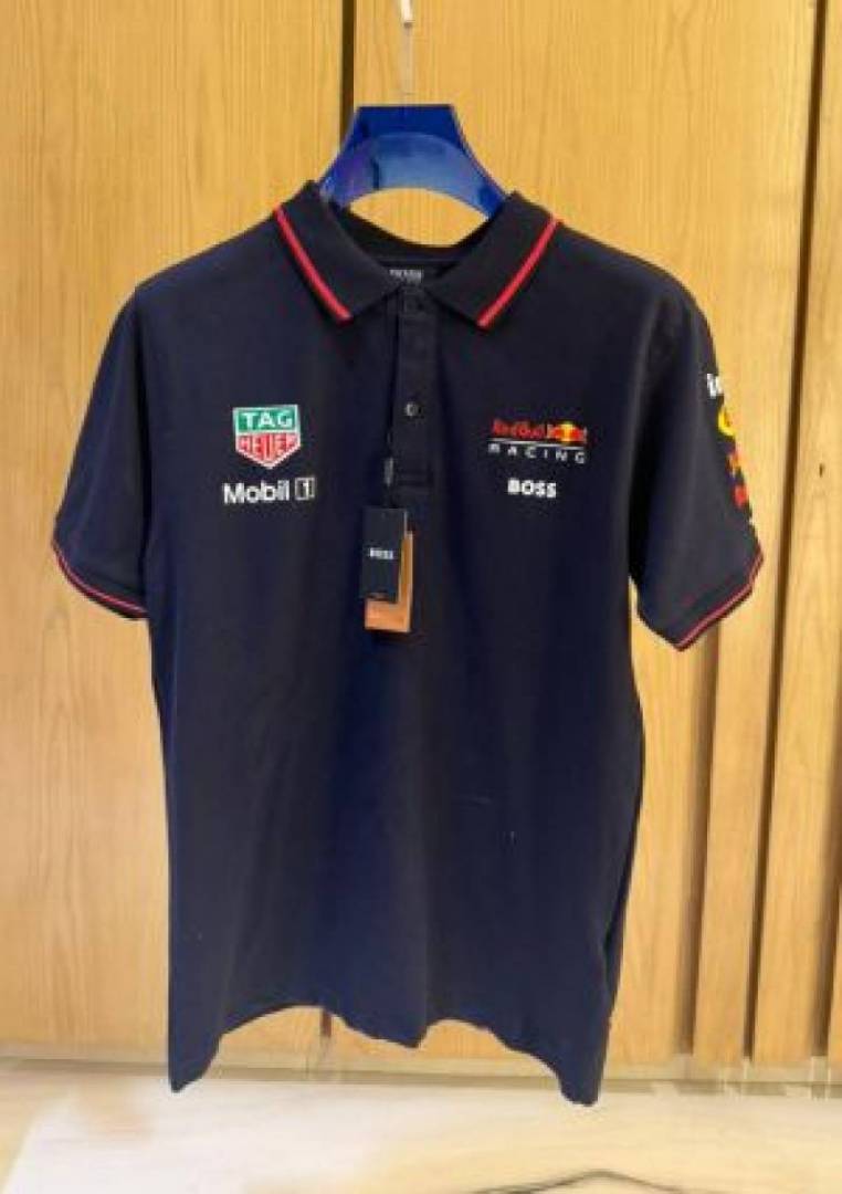 RED BULL EDITION BOSS IMPORTED STORE ARTICLE POLO T-SHIRTx