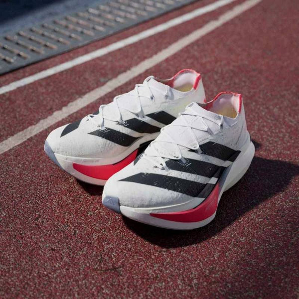 Adizero Prime X3 Strung White Red running shoe