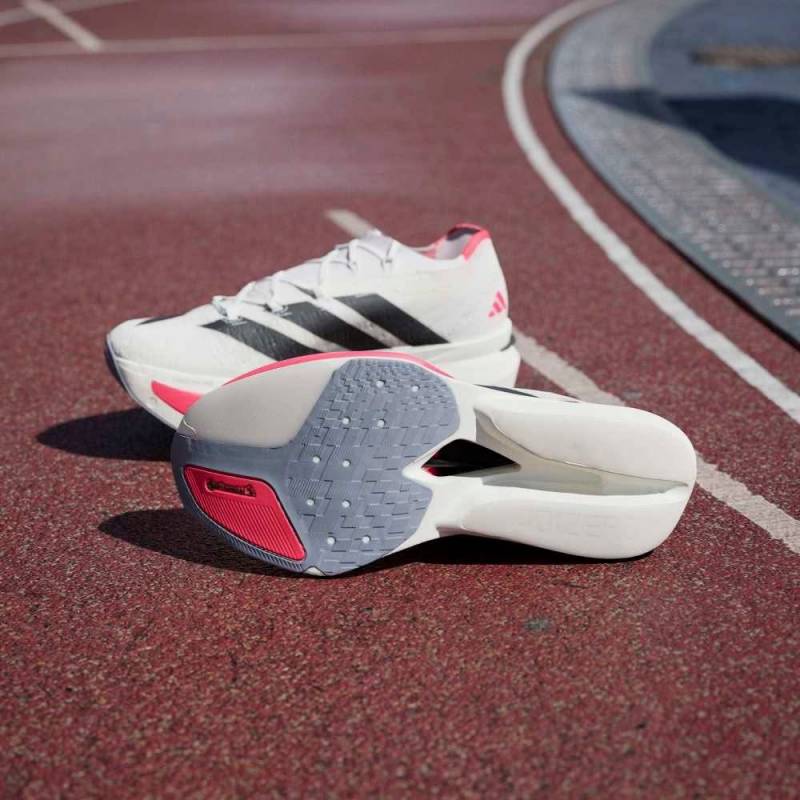 Adizero Prime X3 Strung White Red running shoe