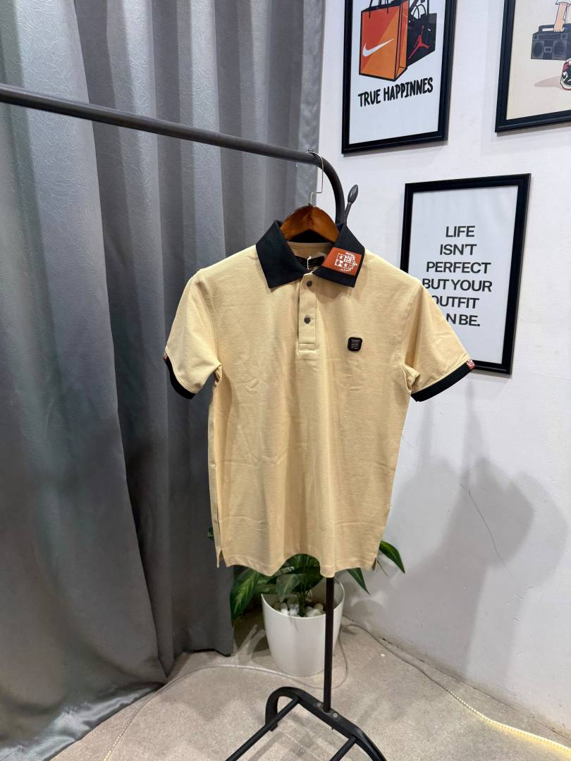 Loro piana beige imported luxury box pack Polo tshirt