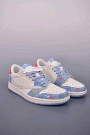 Nike AIR JORDAN RETRO 1 LOW X TRAVIS SCOTT FRAGMENT DESIGN LOIUS VUTTON