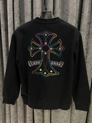CHROME HEARTS IMPORTED SWEATSHIRT STORE ARTICLE BLACK AND GREY
