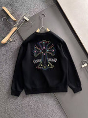 CHROME HEARTS IMPORTED SWEATSHIRT STORE ARTICLE BLACK AND GREY