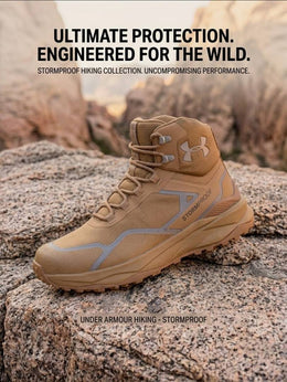 Under Armor Storm Proof boots Tan