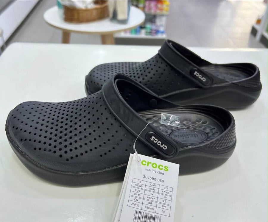 Crocs LiteRide Clog in BlackSlate Black
