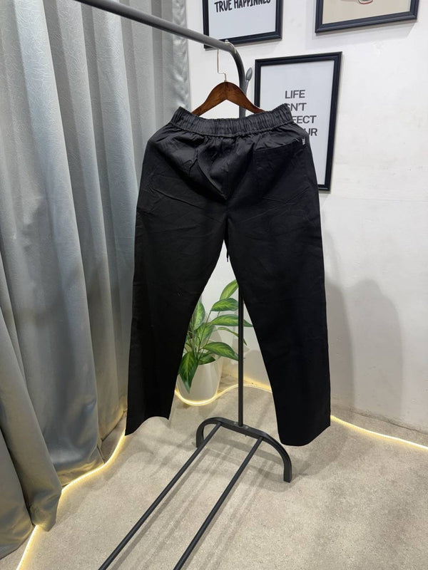 Zarra Summer imported linen trouser black