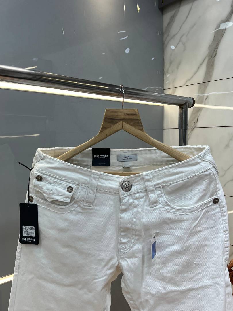 True Religio n Boot cut Premium Imported Stretchable lycra fabric Denim with back flap pocket Design Denim 3895
