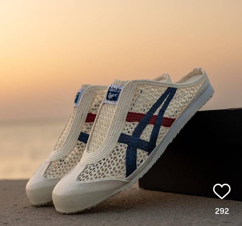 Onitsuka Tigar Mexico 66 Sabot Cream Mako Blue
