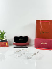 Cartier 1054 Silver Day Night Color Changing Glass