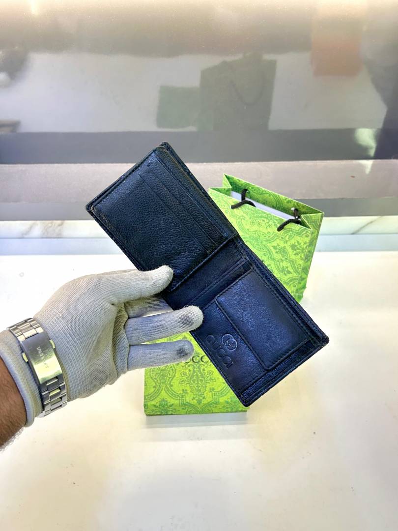 Gucci Wallet Black Premium Quality Fa 313